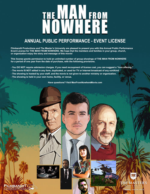 The Man From Nowhere - Event License
